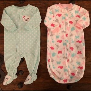 3-6 Month Carter’s Fleece Pajamas